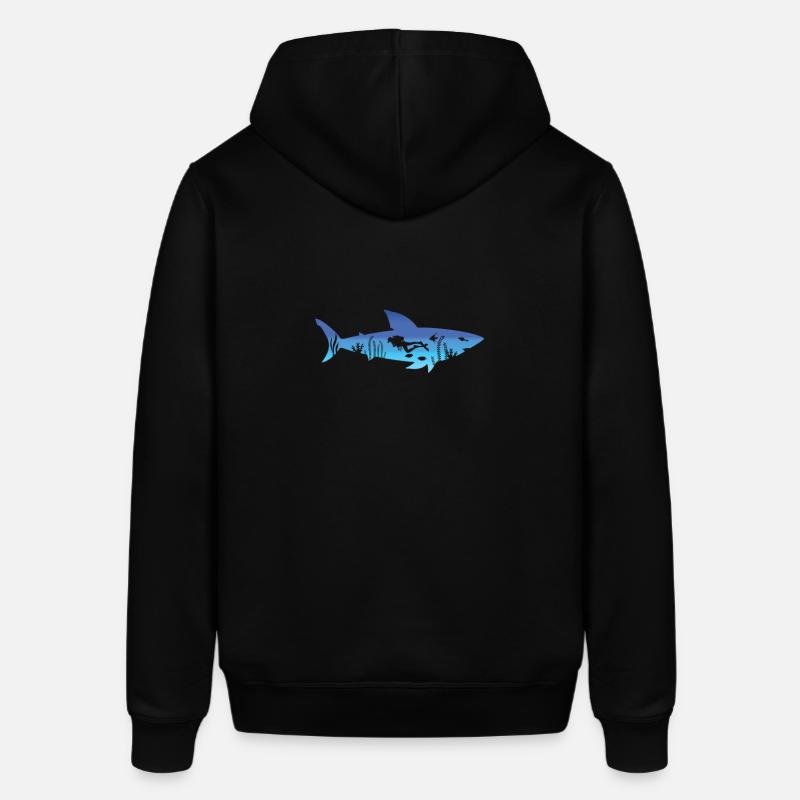Requins Plongeurs - Sweat à capuche SOUNDER Stanley/Stella Unisexe - noir