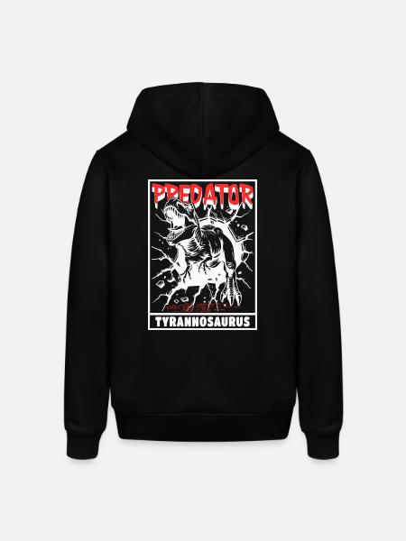 Predator - Tyrannosaurus Rex - Stanley/Stella Unisex Hoodie SOUNDER - Schwarz