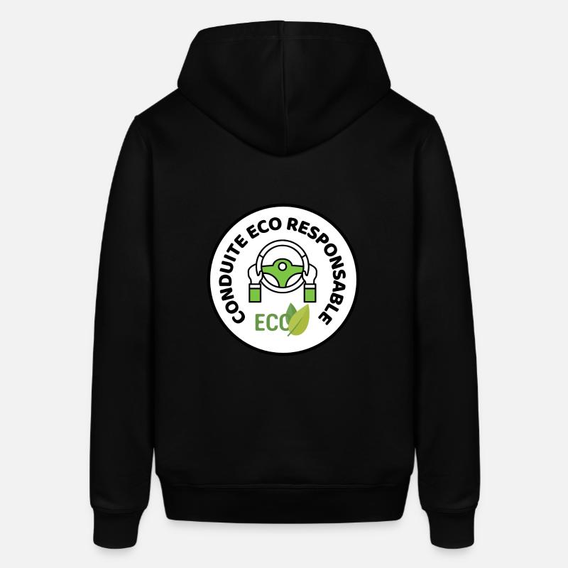 Conduite Eco Responsable - sticker - Sweat à capuche SOUNDER Stanley/Stella Unisexe - noir