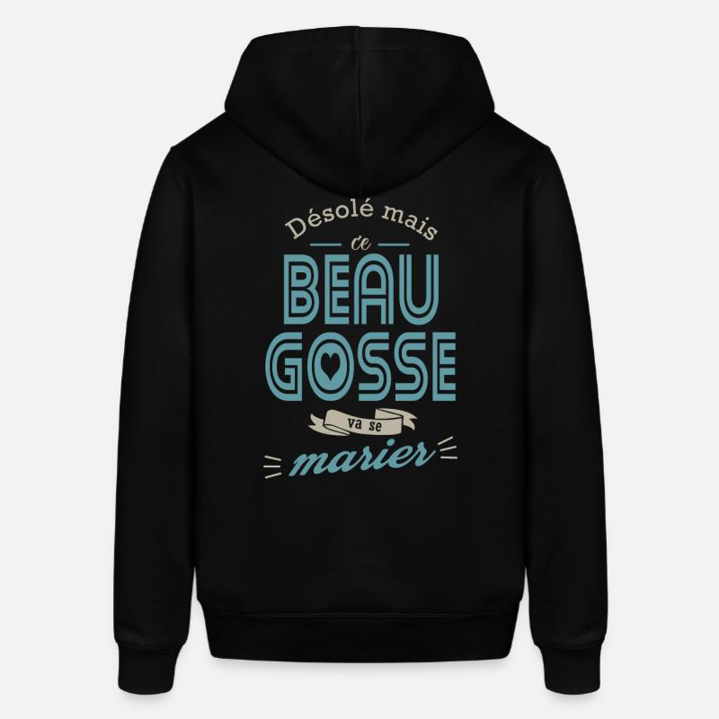 futur marié evg mariage - Sweat à capuche SOUNDER Stanley/Stella Unisexe - noir