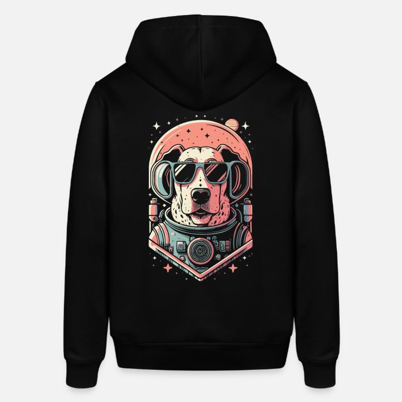 Chemise Labrador de l’espace rétro oeuvre colorée - Sweat à capuche SOUNDER Stanley/Stella Unisexe - noir