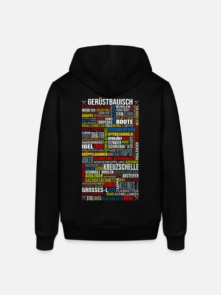 Chemise d’artisan d’échafaudage imprimée - Sweat à capuche SOUNDER Stanley/Stella Unisexe - noir