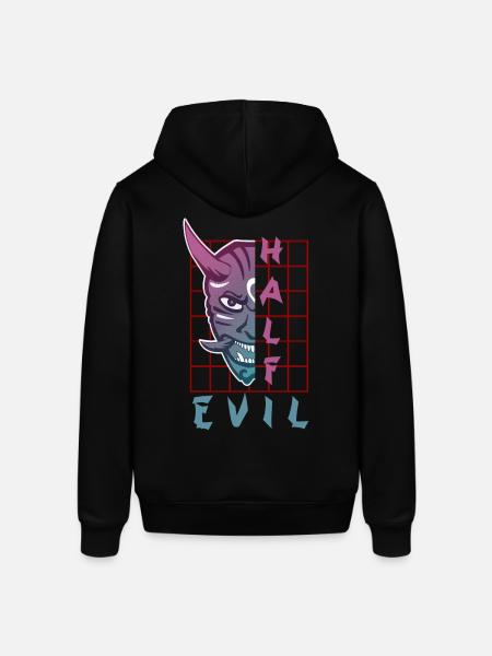 Oni Mask Japan Demon - Stanley/Stella SOUNDER Unisex Hoodie - black