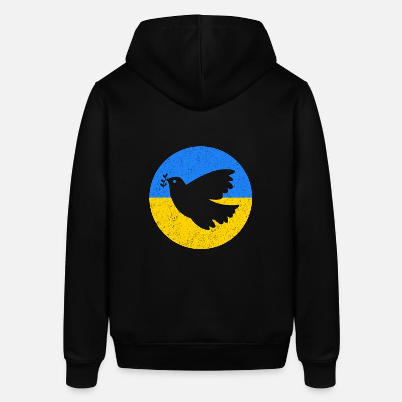 Colombe de la Paix Ukraine - Sweat à capuche SOUNDER Stanley/Stella Unisexe - noir