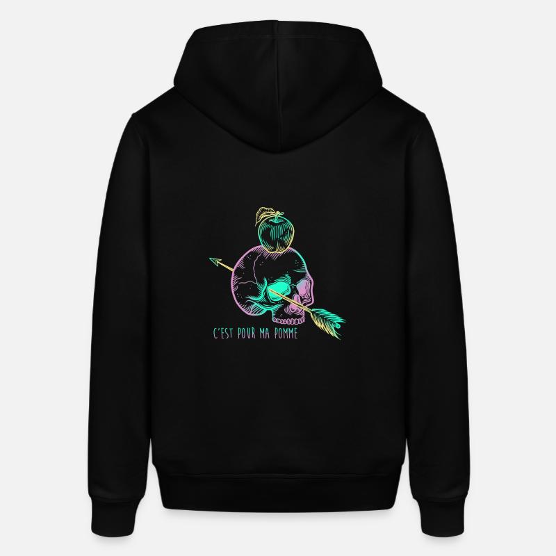 Skull Apple mauve - Sweat à capuche SOUNDER Stanley/Stella Unisexe - noir