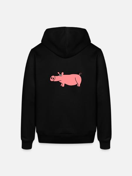 Pig - Stanley/Stella SOUNDER Unisex Hoodie - black