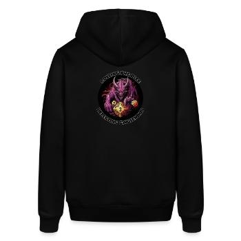 Lancer les dés, vaincre le célibat. TTRPG (en anglais seulement) - Sweat à capuche SOUNDER Stanley/Stella Unisexe - noir - Dos - Alina (178cm)