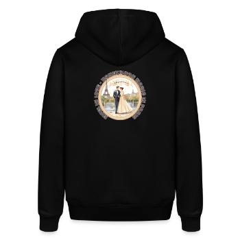 Eifel in Love - Flitterwochen-Zauber in Paris. - Stanley/Stella Unisex Hoodie SOUNDER - Schwarz - Hinten - Alina (178cm)