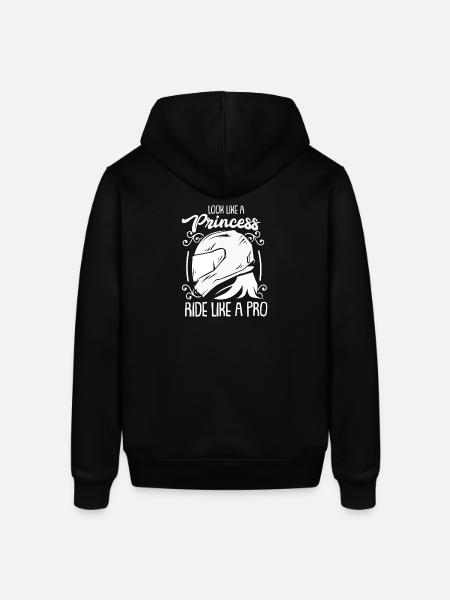 Motorrad Motorradfahrerin Geschenk - Stanley/Stella Unisex Hoodie SOUNDER - Schwarz