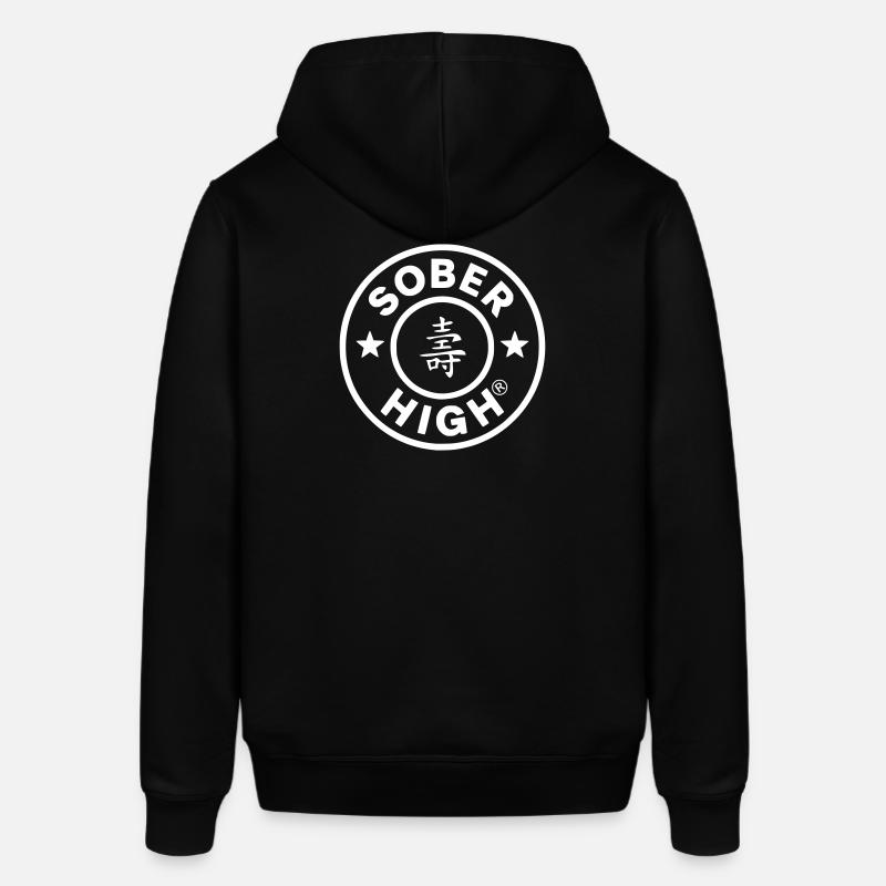 Vivre proprement. Sentir-vous défoncé. Soberhigh. - Sweat à capuche SOUNDER Stanley/Stella Unisexe - noir