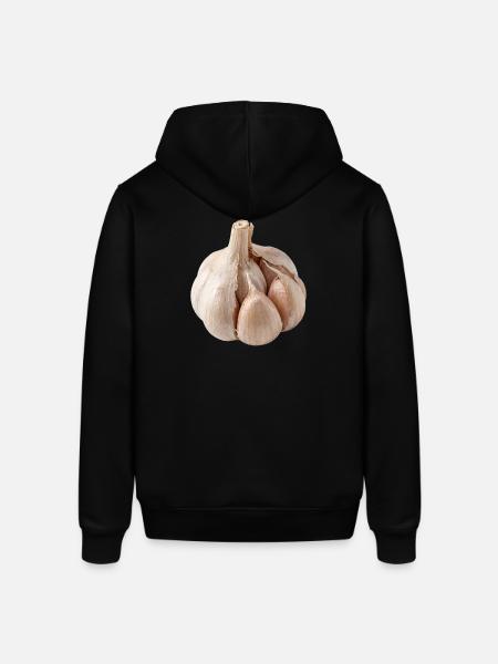 Garlic Vegan cuisine mediterranean - Stanley/Stella SOUNDER Unisex Hoodie - black