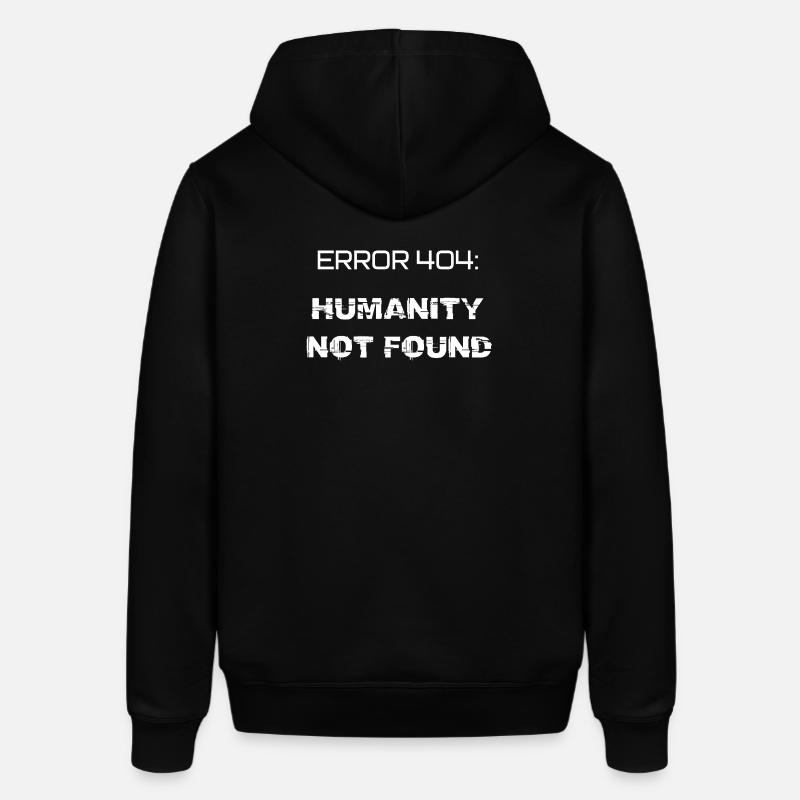 error 404: humanity not found - Sweat à capuche SOUNDER Stanley/Stella Unisexe - noir