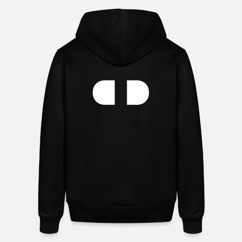 controller-split-weiss - Stanley/Stella Unisex Hoodie SOUNDER - Schwarz