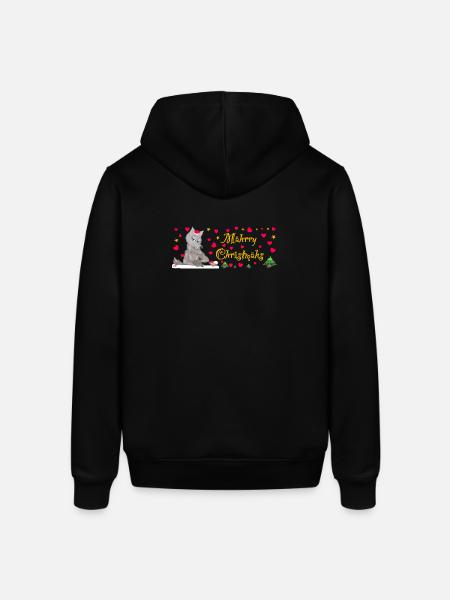 Iconic Wolf Christmas, MÄHrry Christmähs Stern - Stanley/Stella SOUNDER Unisex Hoodie - black