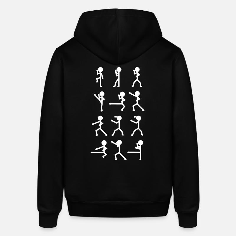 Figurines de karaté bâton - Sweat à capuche SOUNDER Stanley/Stella Unisexe - noir