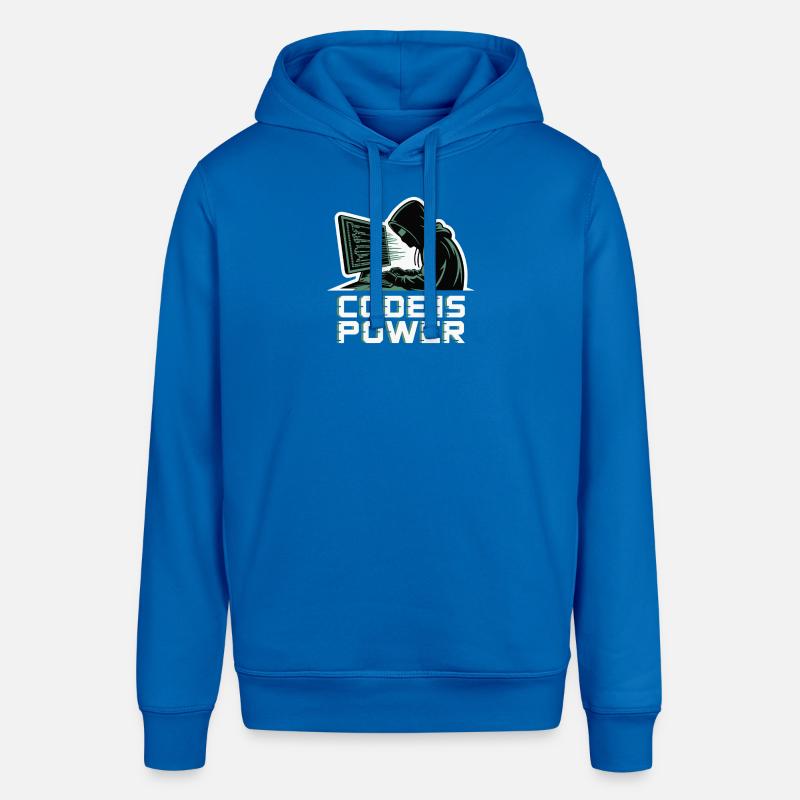Cyber Hacker Code Infinity Design - Stanley/Stella SOUNDER Unisex Hoodie - royal blue