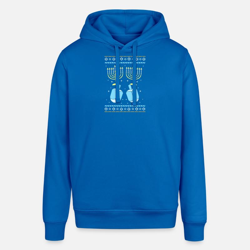 Hanoukka Hanoukka Hanoukka - Sweat à capuche SOUNDER Stanley/Stella Unisexe - bleu roi