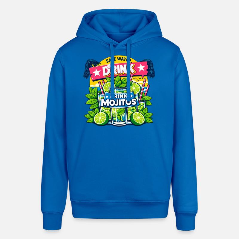 Spar das Wasser, trink Mojitos - Stanley/Stella Unisex Hoodie SOUNDER - Königsblau