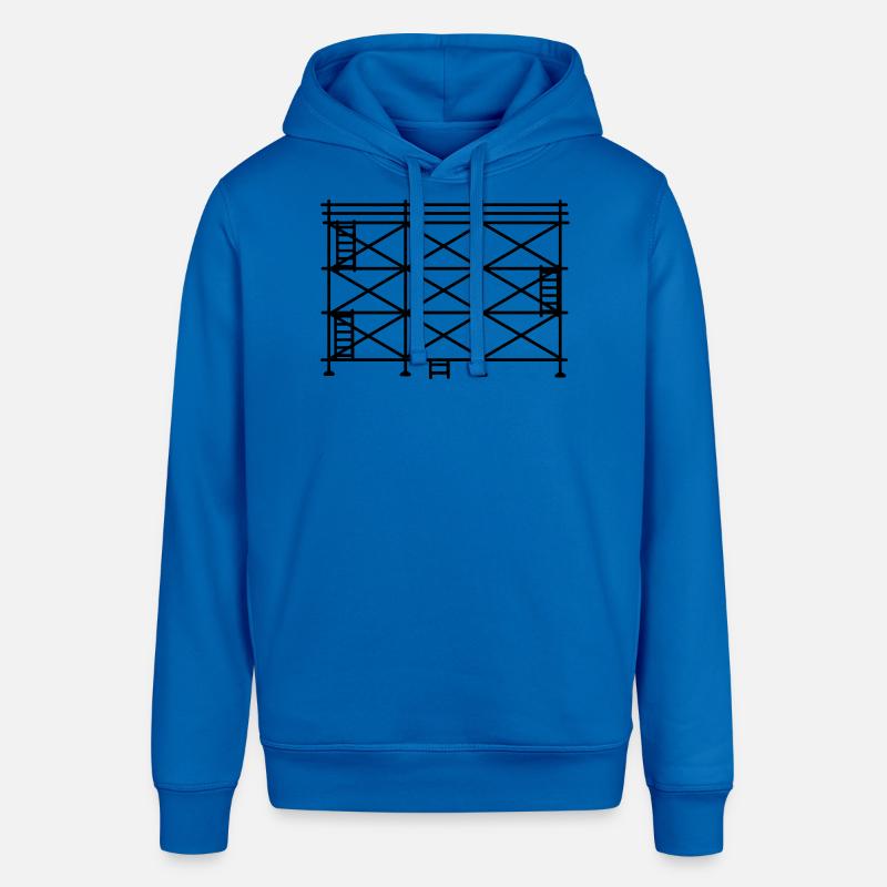 Silhouette d’échafaudage, échafaudage de construction - Sweat à capuche SOUNDER Stanley/Stella Unisexe - bleu roi