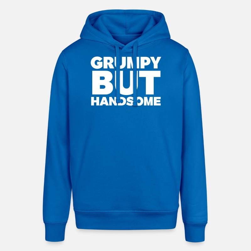 Grumpy But Handsome Humour Tee - Sweat à capuche SOUNDER Stanley/Stella Unisexe - bleu roi