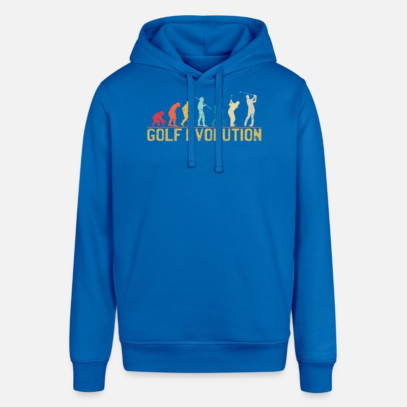 Golf Evolution Silhouette Design - Sweat à capuche SOUNDER Stanley/Stella Unisexe - bleu roi