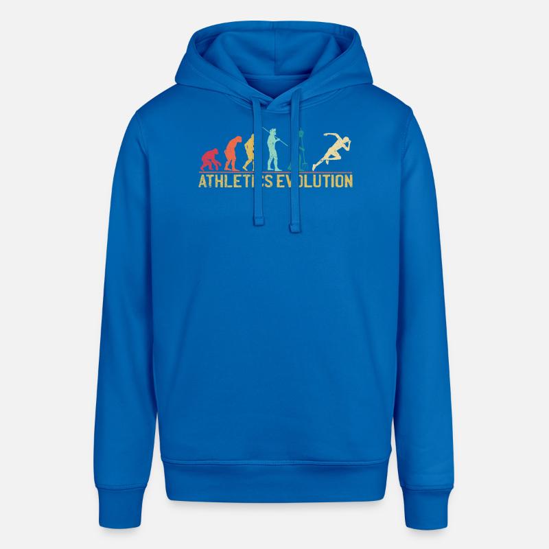 Evolution des athlètes humains Impression d’art - Sweat à capuche SOUNDER Stanley/Stella Unisexe - bleu roi