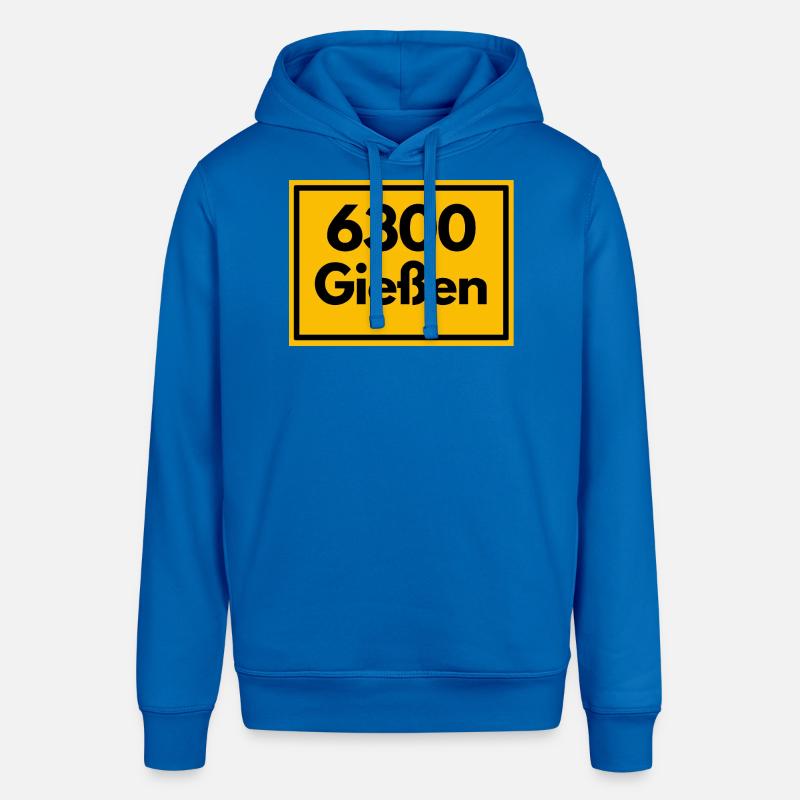 ANCIEN CODE POSTAL RETRO 6300 GIESSEN - Sweat à capuche SOUNDER Stanley/Stella Unisexe - bleu roi