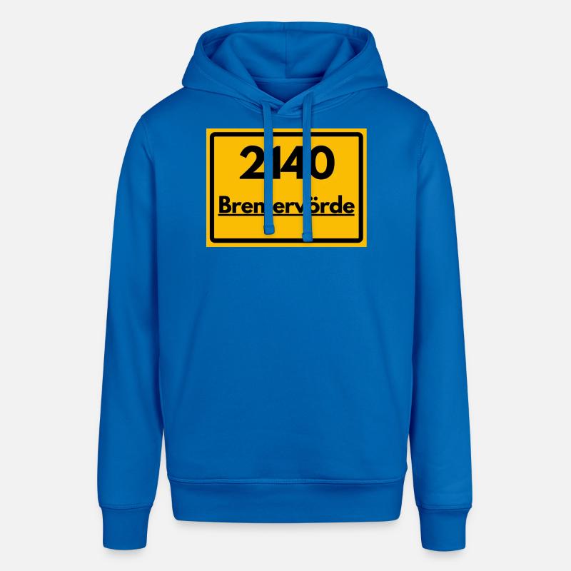 OLD POSTCODE POSTCODE RETRO 2140 BREMERVÖRDE - Stanley/Stella SOUNDER Unisex Hoodie - royal blue