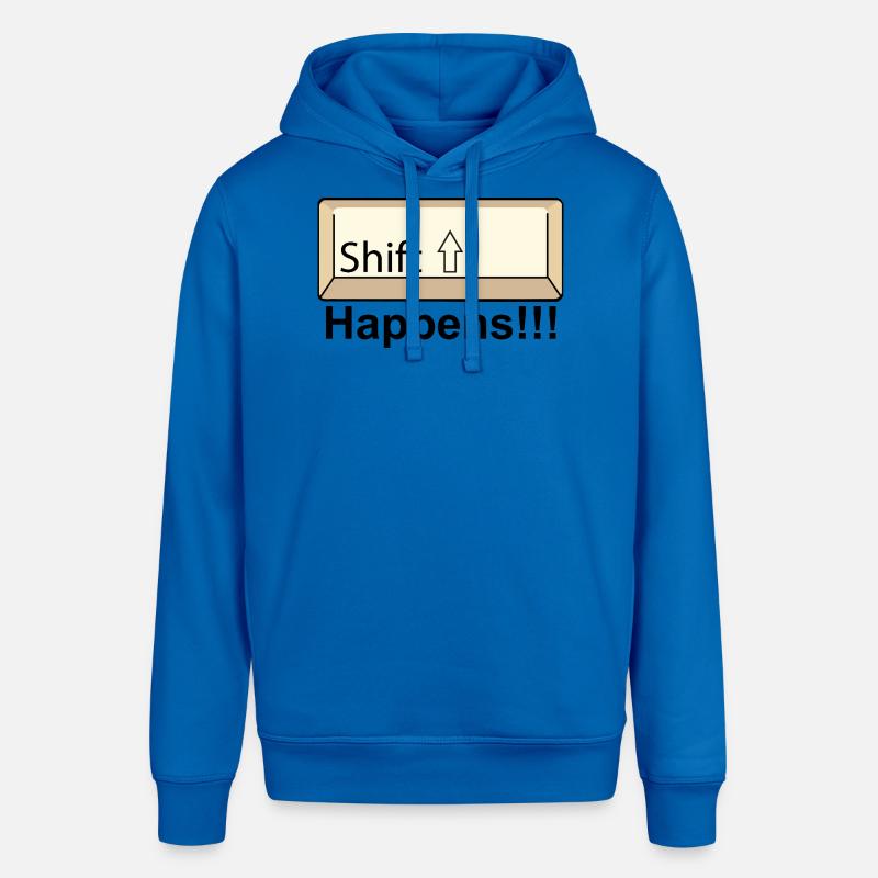 Conception minimale du clavier Shift - Sweat à capuche SOUNDER Stanley/Stella Unisexe - bleu roi