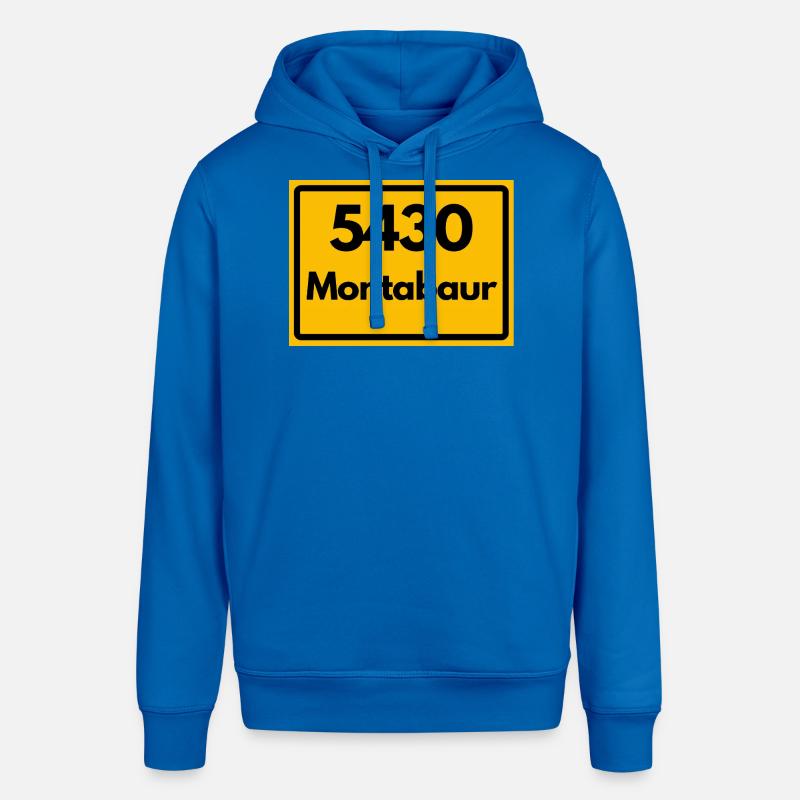 OLD POSTCODE POSTCODE RETRO 5430 MONTABAUR - Stanley/Stella SOUNDER Unisex Hoodie - royal blue