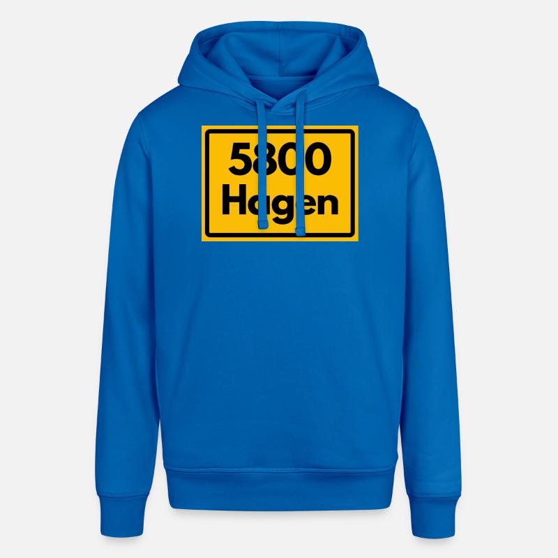 OLD POSTCODE POSTCODE RETRO 5800 HAGEN - Stanley/Stella SOUNDER Unisex Hoodie - royal blue