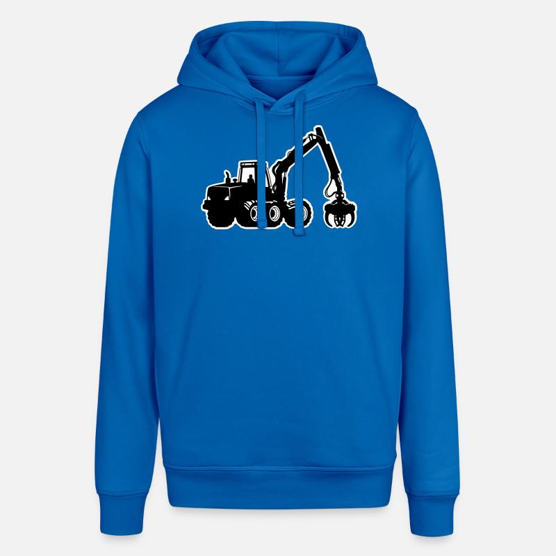 Silhouette de moissonneuse - Sweat à capuche SOUNDER Stanley/Stella Unisexe - bleu roi