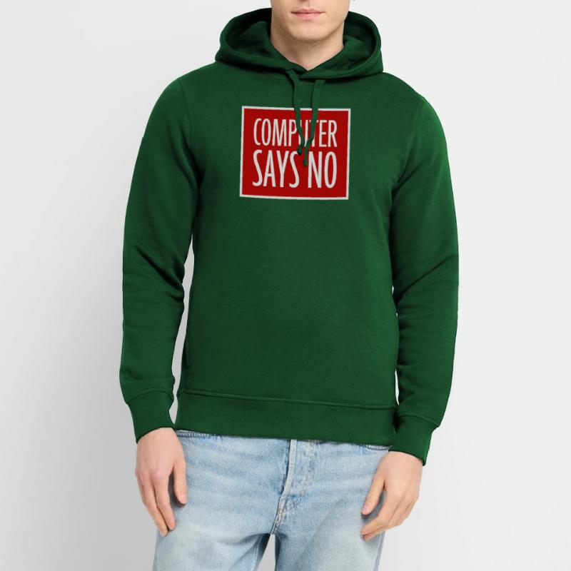 Computer Says No Funny Programmer Nerd Technique Stanley/Stella SOUNDER Unisex Hoodie