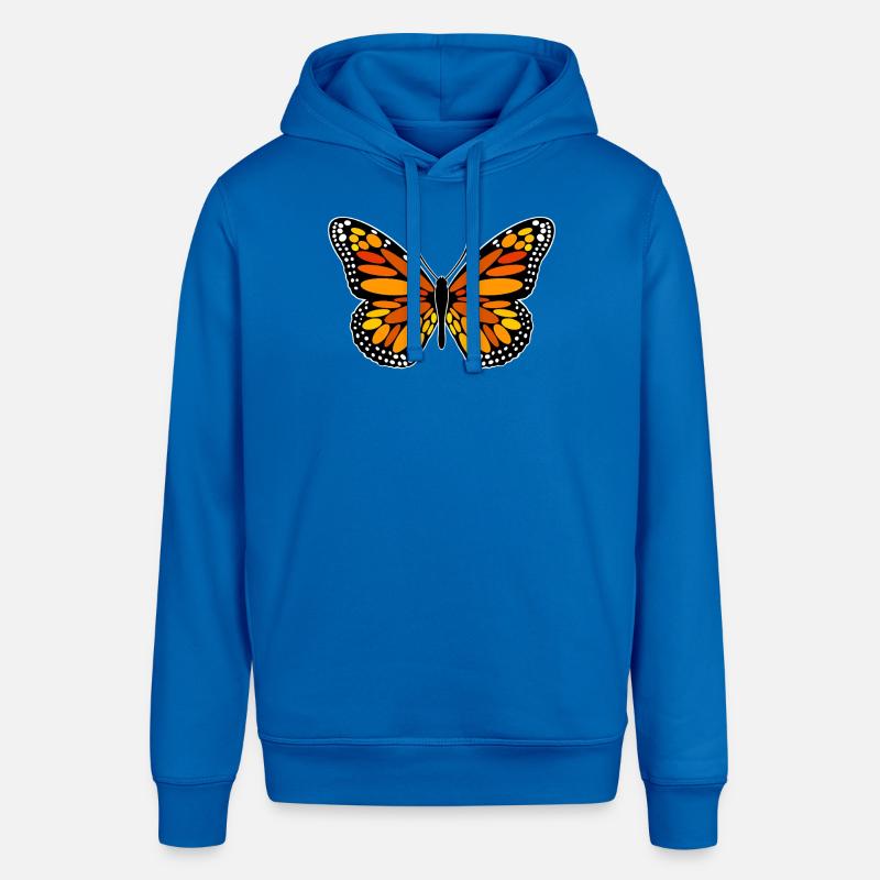 Papillon monarque - Sweat à capuche SOUNDER Stanley/Stella Unisexe - bleu roi