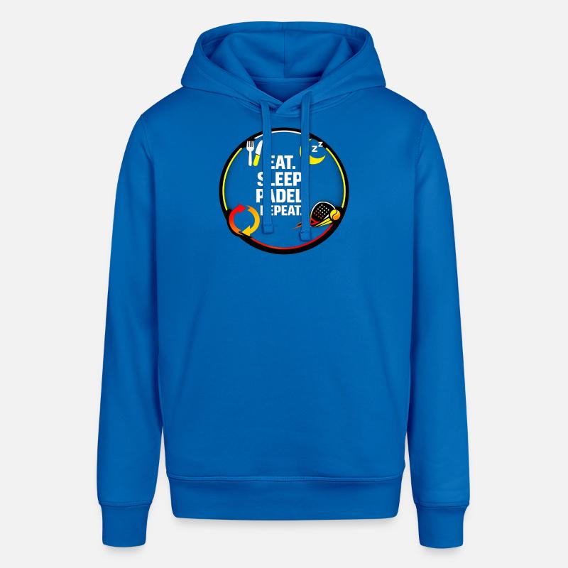 Manger dormir Padel répéter - Sweat à capuche SOUNDER Stanley/Stella Unisexe - bleu roi