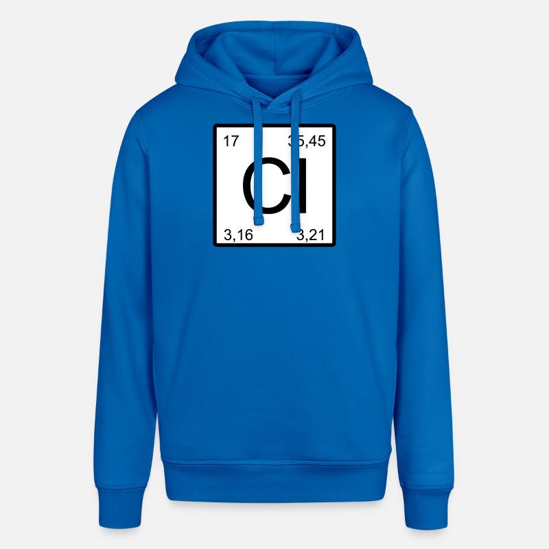 Conception d’élément carré de chlore - Sweat à capuche SOUNDER Stanley/Stella Unisexe - bleu roi