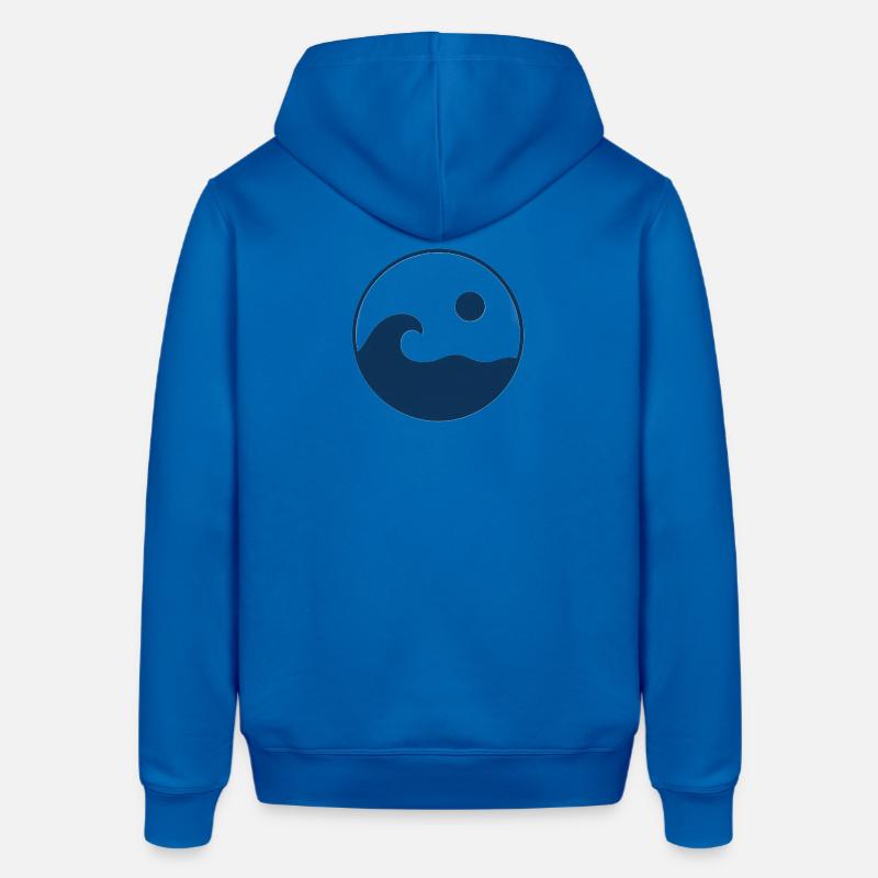 Circle Waves Sun Logo - Sweat à capuche SOUNDER Stanley/Stella Unisexe - bleu roi