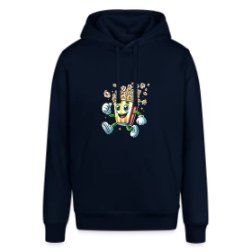 Maquette de Sweat à capuche SOUNDER Stanley/Stella Unisexe « T-shirt Popcorn Comique : La Star de Vos Soirées Ciné » à imprimer et personnaliser