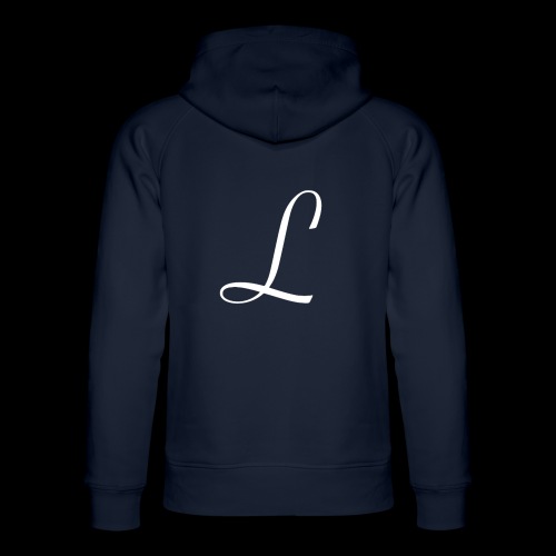 liberty L logo white - Uniseks bio-hoodie van Stanley & Stella