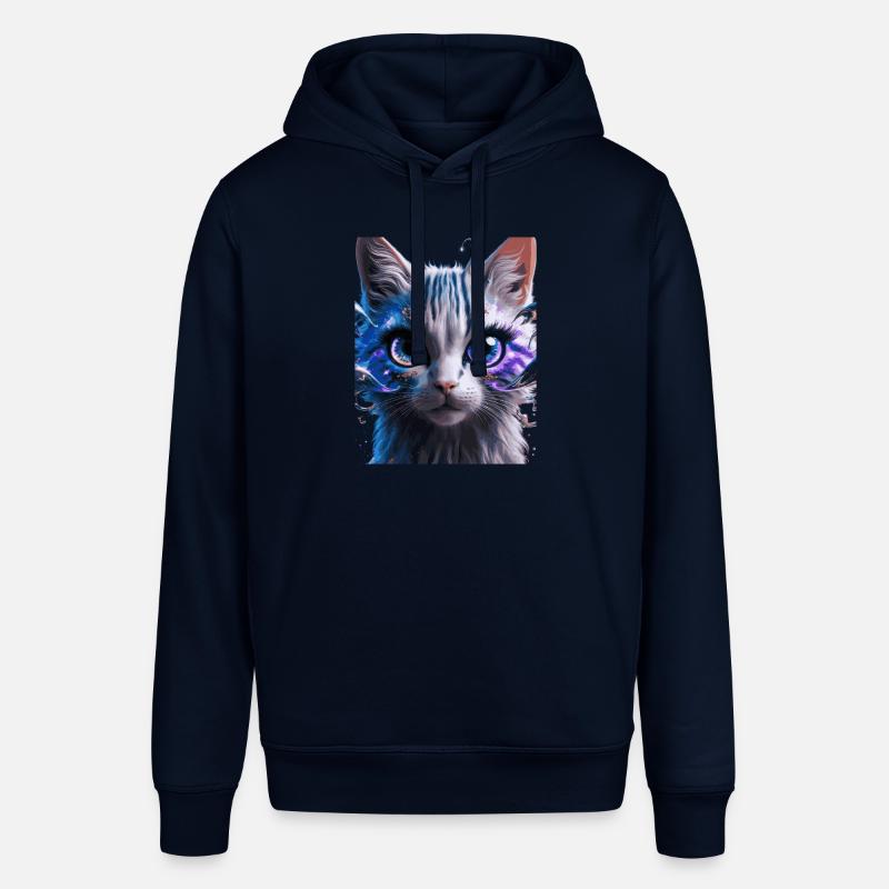 Chat de l’espace - Sweat à capuche SOUNDER Stanley/Stella Unisexe - marine