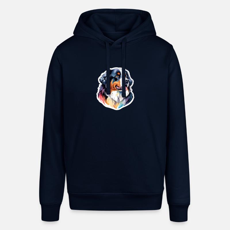 Bouvier bernois Aquarelles - Sweat à capuche SOUNDER Stanley/Stella Unisexe - marine