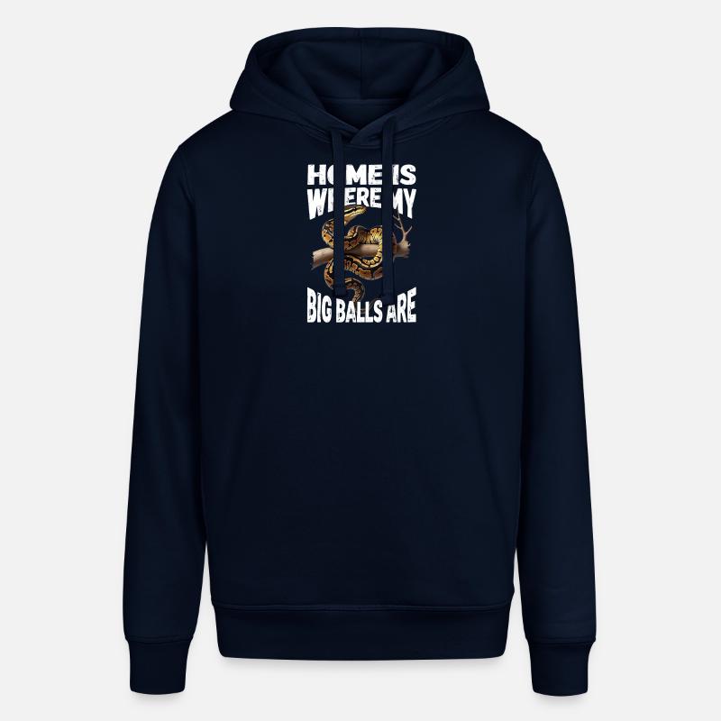 Königspython Schlangen Liebhaber Terrarium Python - Stanley/Stella Unisex Hoodie SOUNDER - Navy