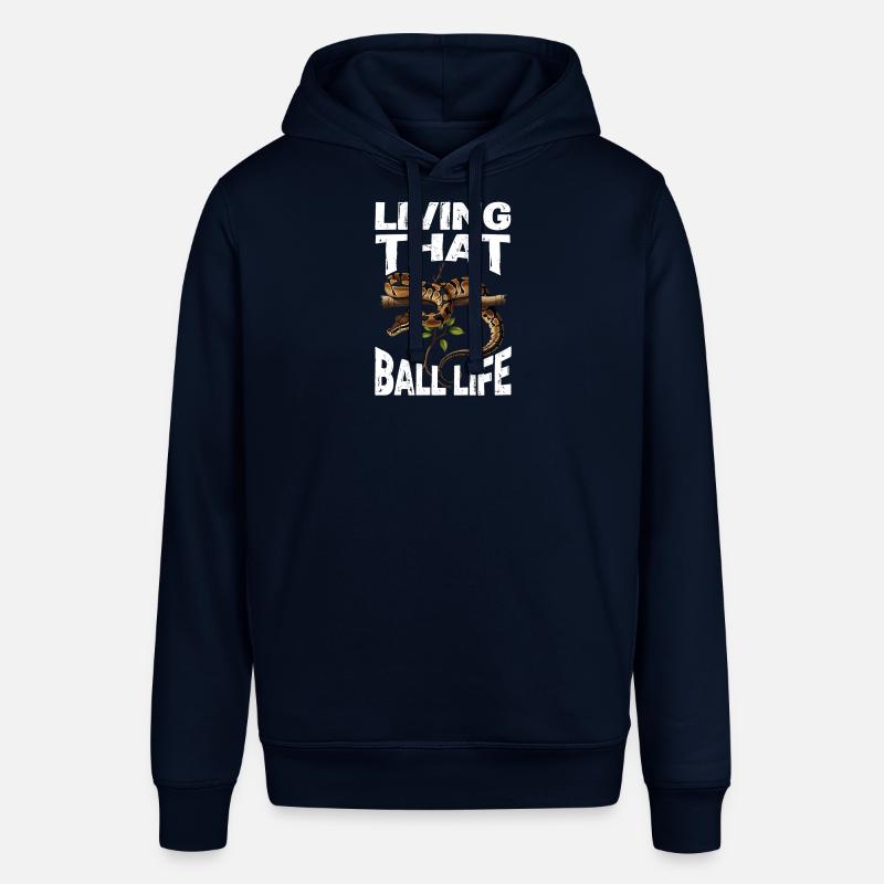 Königspython Schlangen Liebhaber Terrarium Python - Stanley/Stella Unisex Hoodie SOUNDER - Navy