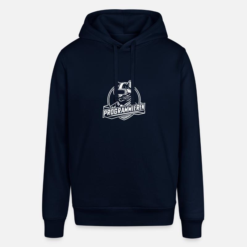 Coder-Katze Lustig Programmieren Geek Geschenk - Stanley/Stella Unisex Hoodie SOUNDER - Navy