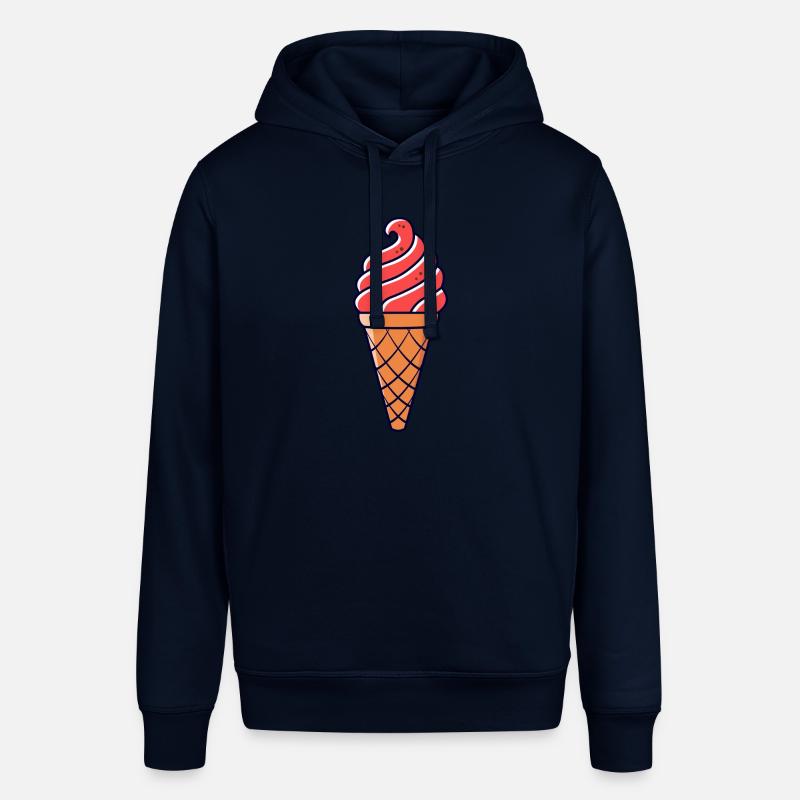 SOFTEIS EISCREME EISBECHER WAFFELEIS GESCHENKIDEE - Stanley/Stella Unisex Hoodie SOUNDER - Navy