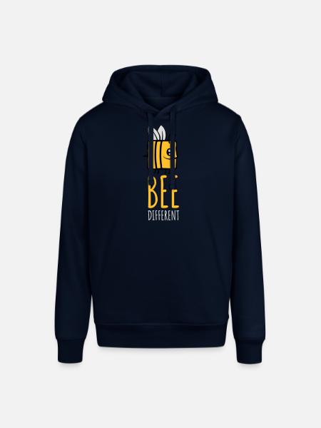 bee different Spruch Quote - Stanley/Stella SOUNDER Unisex Hoodie - navy