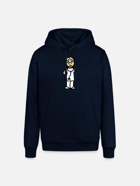 Læge: 3 - Stanley/Stella SOUNDER unisex hoodie - marineblå