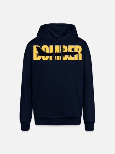 Bomber Tu-95 - Stanley/Stella SOUNDER Unisex Hoodie - navy