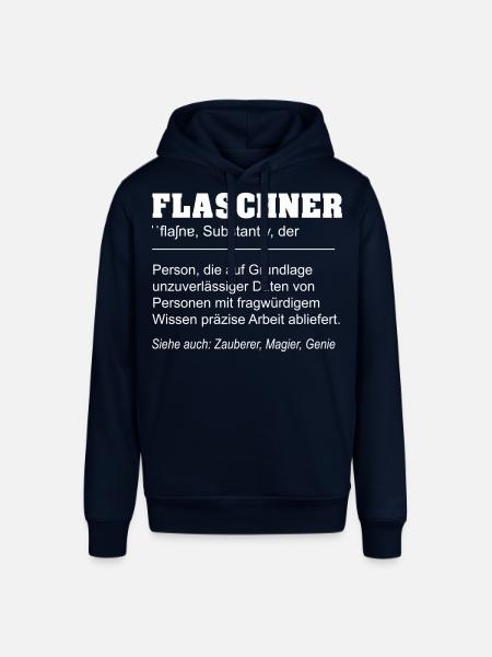 Flaschner lustige Definition - Stanley/Stella Unisex Hoodie SOUNDER - Navy