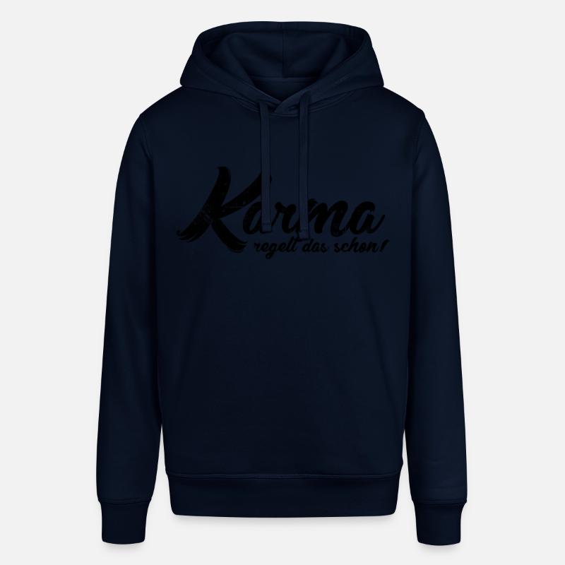 Le karma régule déjà cela - Sweat à capuche SOUNDER Stanley/Stella Unisexe - marine